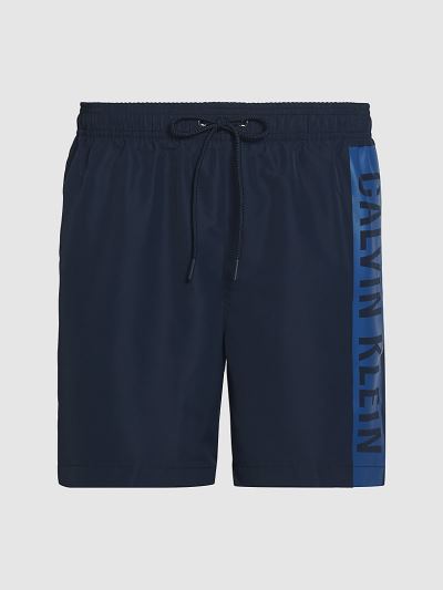 Calvin Klein Fürdőruha HU500925 | Calvin Klein Intense Power Medium Drawstring Férfi Úszónadrág Feke